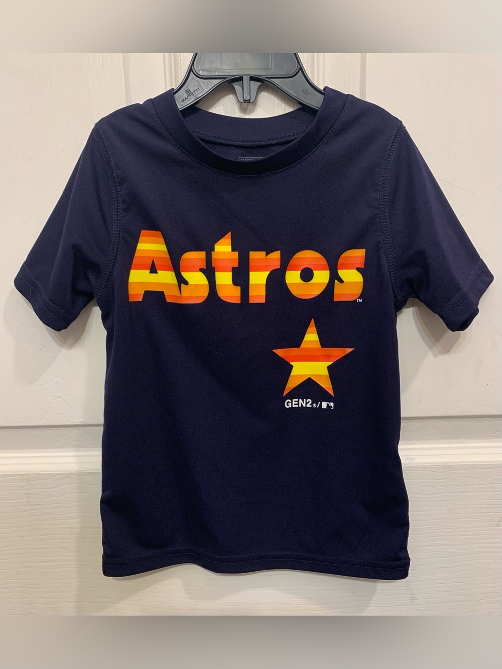 Houston Astros MLB Baseball 2 Toddler Dr-Fit T-Shirt.           3952